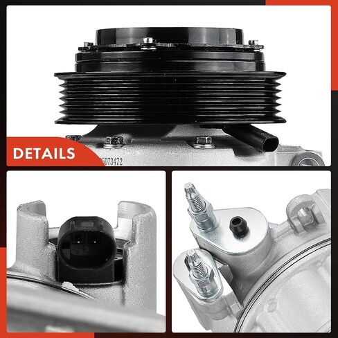 A-Premium Air Conditioner AC Compressor with Clutch Compatible with Chrysler Pacifica 2017-2022, Voyager 2020-2022, 3.6L in Saudi Arabia