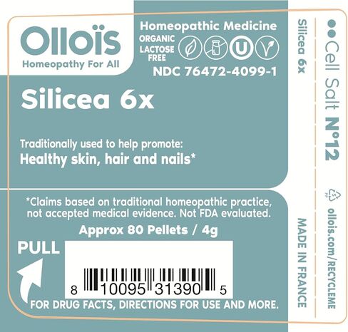 Silicea- OLLOIS - Organic & Vegan, Kosher Certified, Cell Salt #12 (Approx. 80 pellets) in Saudi Arabia