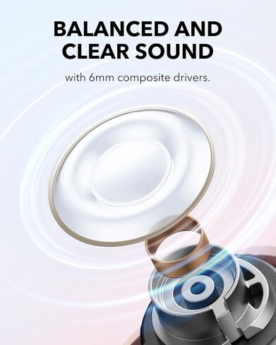Soundcore A30i by Anker, Smart Noise Cancelling Earbuds, Lipstick-Shaped Stylish Design, Tiny, Lightweight Comfort, Clear Sound, IP54, 15H Playtime in ANC Mode, Wireless Earbuds, Bluetooth 5.4 in Kuwait