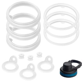 3 Sets Water Bottle Gasket Replacement for Thermoflask 18/24/32/40/64oz Insulated Stainless Steel Water Bottle Lid Water Bottle Ring Seal O Ring Seals Compatible with ThermoFlask-12 Total