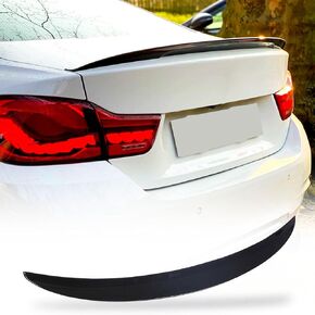MCARCAR KIT Trunk Spoiler for BMW 4 Series F32 Coupe 2014-2019 Factory Outlet 420i 428i 430i 435i 440i 2Door Rear Boot Lid Highkick Wing Lip (FRP Gloss Black)