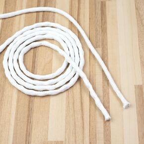 Extra Heavy Sausage/Rope Lead Beads Weight Cord Rope Curtain Accessories for Light Weight Sheer Curtain Drapes Fabrics Weighted Tape Cording DIY Fabric Covered,5 Yard (150g Per Yard)