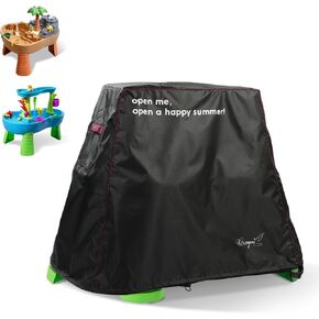Kids Water Table Cover for step 2 Water Table, Outdoor Water Table Cover, Waterproof, Dustproof, Sunproof Outdoor Toy Cover (Black) (39 "Wx25 "Dx33 "H) - Lid Only in Saudi Arabia
