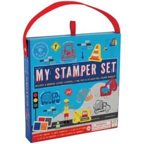 My Stamper Set, Construction, 7.79-inches Length, Educational Activities for Kids