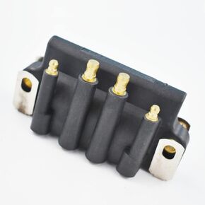 583740 Dual Plug Wire Ignition Coil Replacement for Evinrude Johnson OMC Outboard 2.5 3 4 5 6 8 9.9 10 15 28 30 40 45 48 50 55 75 90 100 105 115 135 150 175 200 225 HP 583040 583298