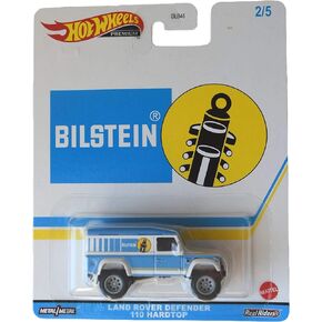Hot Wheels Land Rover Defender 110 Hardtop, Bilstein 2/5 [Blue/White]