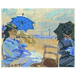 Cross Stitch Kit by DMC - A Wheatfield, with Cypresses Van GOH