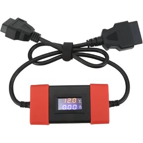 Diydeg OBD2 Truck Diagnostic Scanner Cable Adapter, 24V(12V) to 12V(24V) Heavy Duty Truck Scanner with Male to Female Connector Cord, Professional Diagnostic Scan Tool for Engine