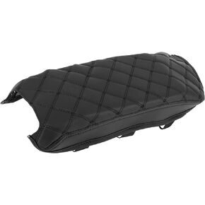 Motoforti Car Armrest Cover Pad, Center Console Accessory, for Toyota Camry 2012-2017, Microfiber Leather, Black