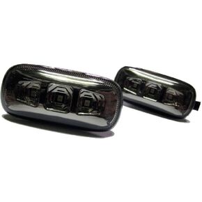 Tuning Smoke Amber LED Fender Side Marker Light For AUDI A4 S4 A5 A6 A8 TT S RS (L+R)