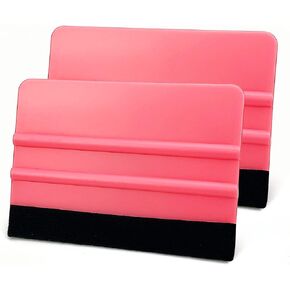 20Piece Vinyl Wrap Squeegee Decal Applicator Car Tint Film Scraper with Microfiber Felt, Scratchless Plastic Squeegee for Craft Adhesive Vinyl, Vinyl Film Wrap Automotive Graphic,Black
