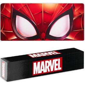 Marvel Desk Mat Large Mouse Mat 31.2 x 13.9" Desk Protector Mat for PC Laptop Keyboard Office Supplies Gaming Accessories Non Slip - Gaming Gifts for Men (Black Marvel)