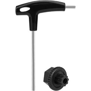 أداة إزالة كرنك هولو تك، مستخرج كرنك الدراجة، مقبض على شكل حرف T، أداة ضبط الغطاء السداسي، أداة كرنك متوافقة مع Shimano HollowTech XT XTR R in Kuwait