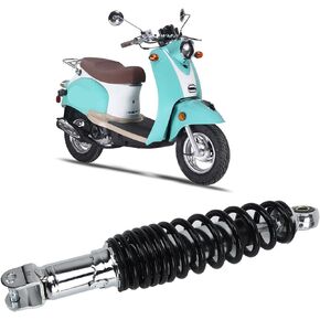 Rear Shock Absorber, Motorcycle Shock Absorber 300mm Rear Suspension Damper 5 Gear Adjustable for GY6‑125 50 60 80 150cc Engine Scooters Mopeds ATV