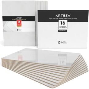 ARTEZA Mini White Boards (32 Pack), 9x12 inch Dry Erase Boards, Double-Sided Dry Erase Lapboards, Back to School Supplies for Classroom, College, Students, Teachers, and Office Applications