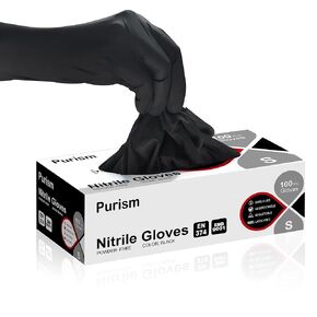 Daddy's Choice Medical Nitrile Examination Gloves Small, Pack of 100，Disposable Exam Gloves, Powder Free Latex Free Rubber, Non-Sterile, Food Safe, Ultra-Strong