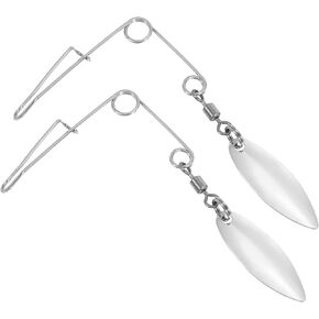 PATIKIL Fishing Spinnerbait Wire with Blade Medium-Sized Willow Leaf