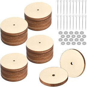20 Set 20MM Doll Joint Connectors Cotter Pin Joints and Fibreboard