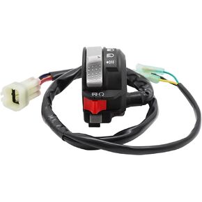 M MATI Handlebar Switch Control Start Stop Kill Headlight Button for Yamaha Breeze 125 YFA-1 2002-2004 3FA-83973-29-00 3FA-83973-20-00