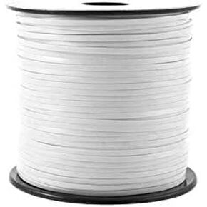 White Plastic Craft Lace Lanyard Gimp String Bulk 100 Yard Roll