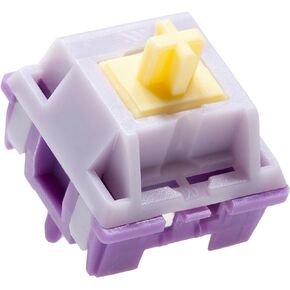 KPREPUBLIC KTT Hyacinth Switch Linear 45g MX Switch for Mechanical Keyboard Factory Lubed PC Nylon POM Long Spring (KTT Hyacinth Switch x90)