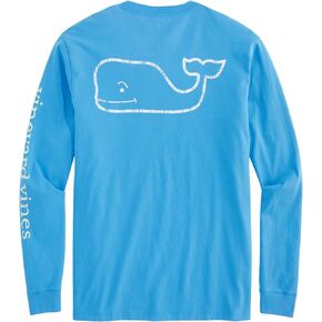 vineyard vines Men's Long Sleeve Two Tone Vintage Whale Pkt T in Saudi Arabia