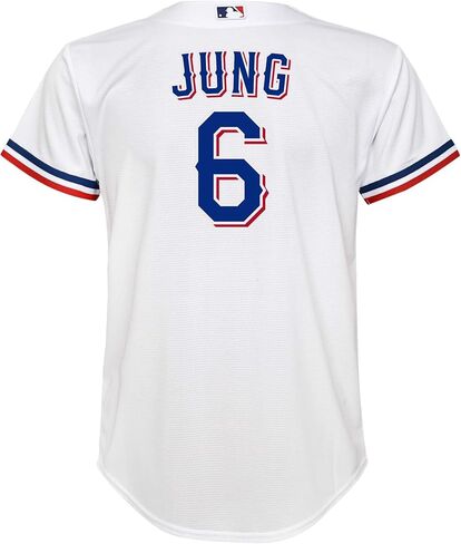 Outerstuff Josh Jung Texas Rangers MLB Kids 4-7 White Home Player Jersey in Saudi Arabia