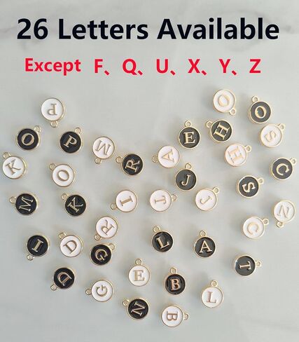 Stanley Cup Charms for Handle, 2PCS Letter Charms Accessories Initial Name ID Personalized Identification Stanley Handle Charm, Stanley Initial Letter Chain Keychain Charm for Stanley Tumbler in Saudi Arabia