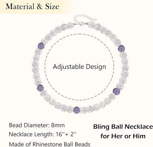 LINY Rhinestone Baseball Necklace Bling Ball Necklaces for Baseball Lovers Ice Collection Necklace Stylish Sports Accessory Gifts for Girls Boys in Kuwait