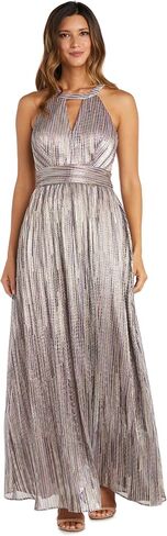 Long Shimmer Gown with Cut Outs and Open Back in Saudi Arabia
