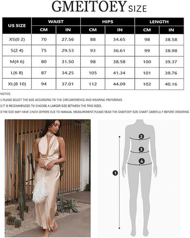 Summer Sexy Satin Backless Halter Maxi Dress for Women Elegant Sleeveless v Neck Twist Wedding Guest Dresses Cocktail in Kuwait