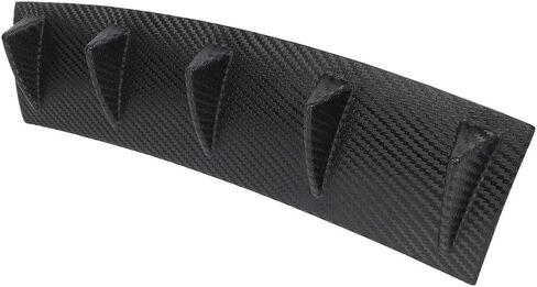 FINDAUTO PP Rear Bumper Lip Diffuser Spoiler 5 Shark Fin Style Fits for Most Cars Universal Trunk Lip Spoiler in Saudi Arabia
