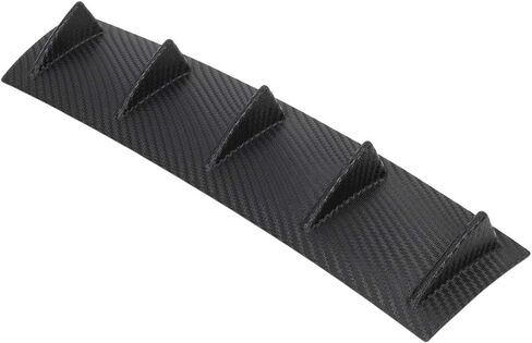 FINDAUTO PP Rear Bumper Lip Diffuser Spoiler 5 Shark Fin Style Fits for Most Cars Universal Trunk Lip Spoiler in Saudi Arabia
