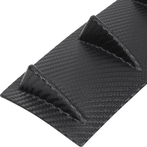 FINDAUTO PP Rear Bumper Lip Diffuser Spoiler 5 Shark Fin Style Fits for Most Cars Universal Trunk Lip Spoiler in Saudi Arabia