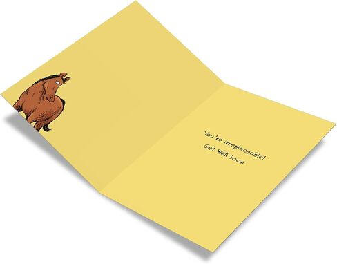 NobleWorks - Funny Get Well Greeting Card with 5 x 7 Inch Envelope (1 Card) Small Pinch C9593GWG in Saudi Arabia