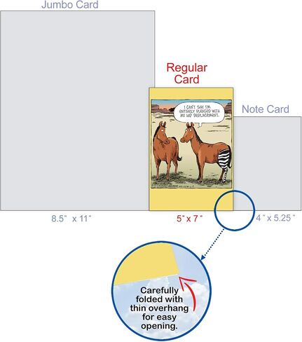 NobleWorks - Funny Get Well Greeting Card with 5 x 7 Inch Envelope (1 Card) Small Pinch C9593GWG in Saudi Arabia