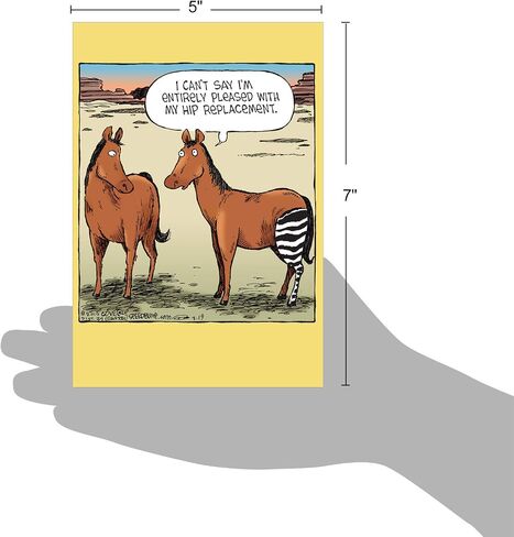 NobleWorks - Funny Get Well Greeting Card with 5 x 7 Inch Envelope (1 Card) Small Pinch C9593GWG in Saudi Arabia