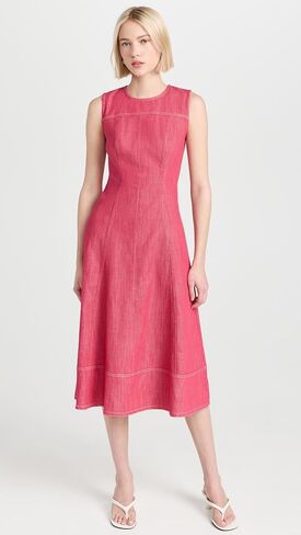 Shoshanna Women's Strawberry Denim Cora Dress in Saudi Arabia