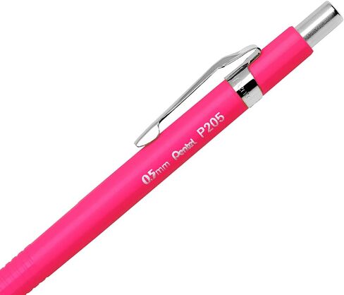 Pentel P205-F - Sharp Mechanical Drawing Pencil 0.5 mm, Barrel Pink in Saudi Arabia