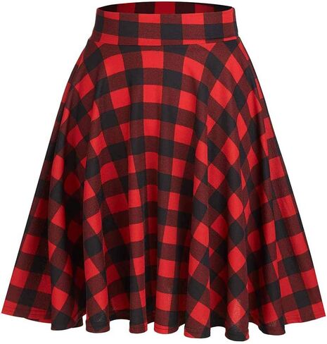 CUNLIN Womens Skirt XXS-6XL Plus Size Super Stretchy Elastic Waist Skirts in Saudi Arabia