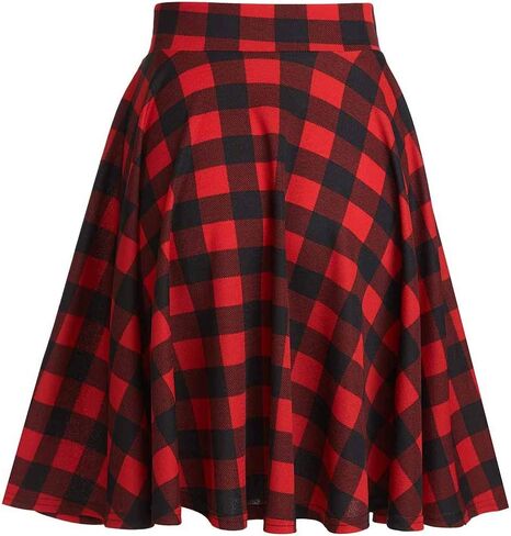 CUNLIN Womens Skirt XXS-6XL Plus Size Super Stretchy Elastic Waist Skirts in Saudi Arabia