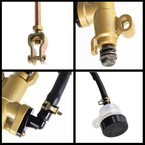 Motorcycle Rear Brake Master Cylinder Hydraulic Brake Pump w/Reservoir Set Replacement for Honda CBR600RR CBR600 CBR1000RR 900RR 900 CBR1100XX CB1300F S in Saudi Arabia