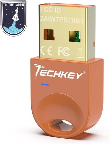 USB Bluetooth Adapter 5.3 for Desktop PC, Really Plug & Play Mini Bluetooth V20 EDR Dongle Receiver & Transmitter for Laptop Computer Bluetooth Windows 11/10/8.1-Pale Apricot in Saudi Arabia