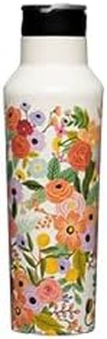 Corkcicle Stemless Flute, Triple Insulated Stainless Steel, Easy Grip, Non-slip Bottom, Keeps Beverages Chilled for 9 Hours, Garden Party Cream, 7 oz in Saudi Arabia