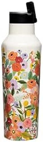 Corkcicle Stemless Flute, Triple Insulated Stainless Steel, Easy Grip, Non-slip Bottom, Keeps Beverages Chilled for 9 Hours, Garden Party Cream, 7 oz in Saudi Arabia