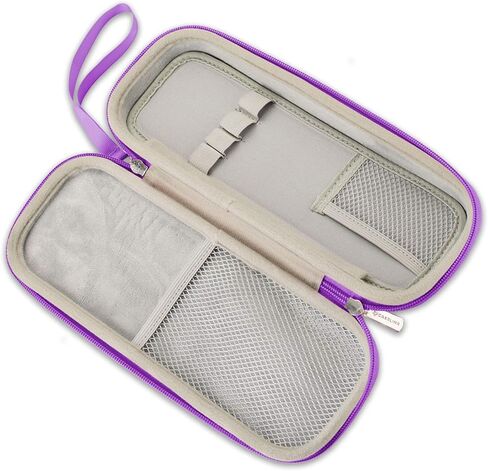 Caseling Hard Stethoscope Case Compatible with 3M Classic III, Lightweight II S.E, Cardiology IV Diagnostic, Includes ID Slot and Mesh Pocket for Nurse Accessories (Purple - Pu Leather) in Saudi Arabia