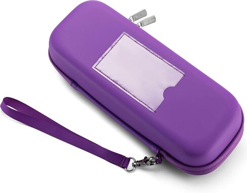 Caseling Hard Stethoscope Case Compatible with 3M Classic III, Lightweight II S.E, Cardiology IV Diagnostic, Includes ID Slot and Mesh Pocket for Nurse Accessories (Purple - Pu Leather) in Saudi Arabia