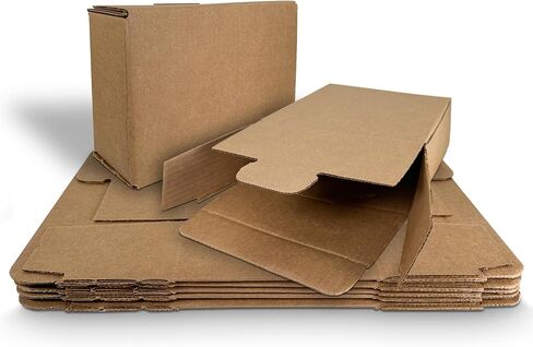 صندوق شحن EZ Fold مقاس 9 × 6 × 3 بوصات، صناديق تخزين صغيرة متحركة، صناديق شحن قوية (5) in Saudi Arabia