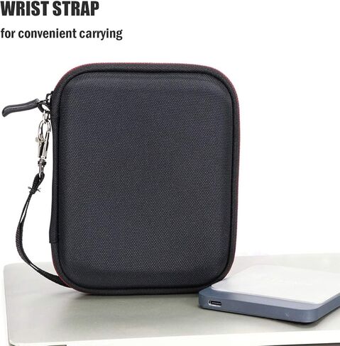 حقيبة حمل ProCase لجهاز Seagate Barracuda Fast SSD/Seagate Fast SSD 1 تيرابايت 2 تيرابايت 500 جيجابايت 250 جيجابايت SSD محرك الحالة الصلبة الخارجي حقيبة تخزين صلبة مضادة للصدمات للسفر - أسود in Saudi Arabia