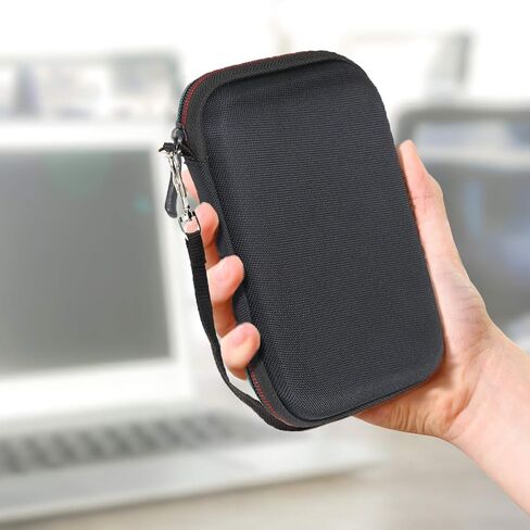 حقيبة حمل ProCase لجهاز Seagate Barracuda Fast SSD/Seagate Fast SSD 1 تيرابايت 2 تيرابايت 500 جيجابايت 250 جيجابايت SSD محرك الحالة الصلبة الخارجي حقيبة تخزين صلبة مضادة للصدمات للسفر - أسود in Saudi Arabia